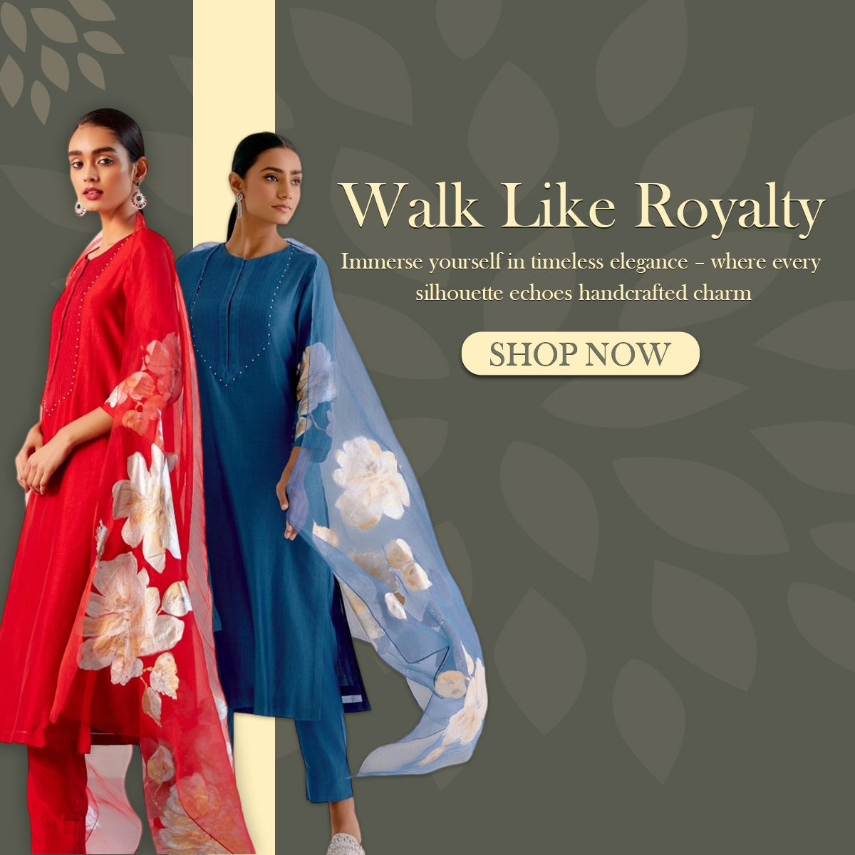 FARZANA | Peplum Style Short Anarkali Set