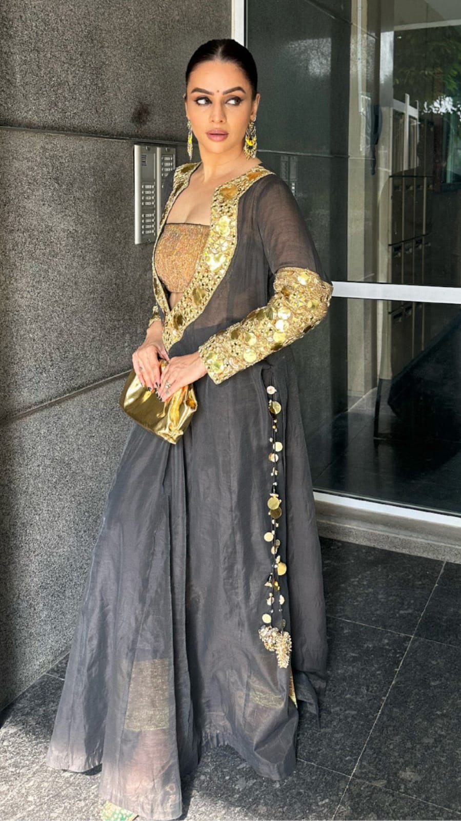 RUBINA | Silk Applique Work Suit Set